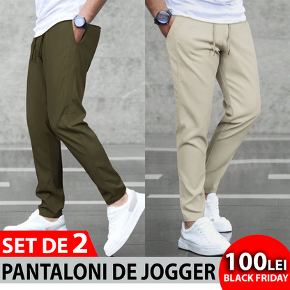 SET DE 2 JOGGER PANTALONI