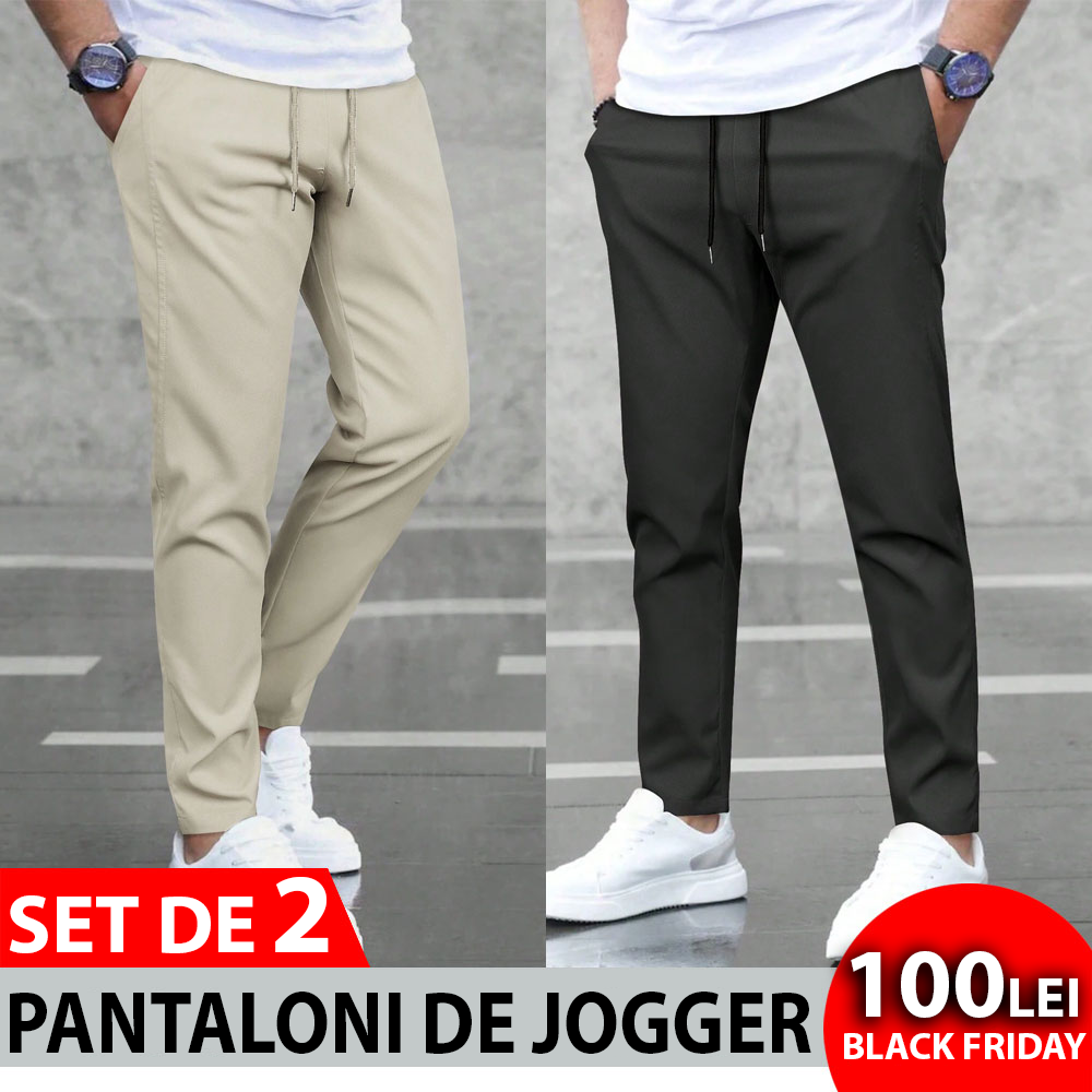 SET DE 2 JOGGER PANTALONI