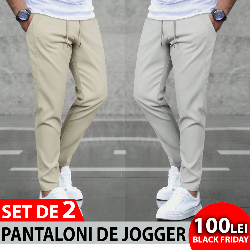 SET DE 2 JOGGER PANTALONI