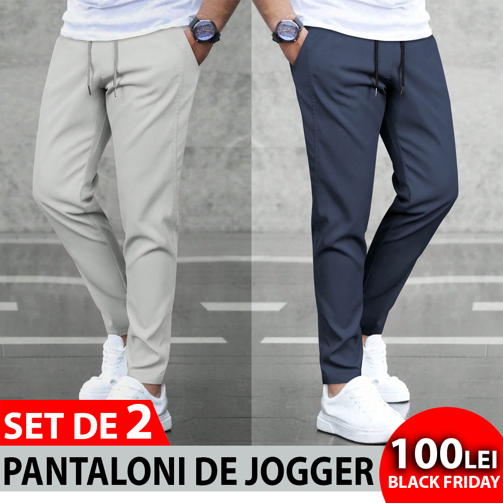 SET DE 2 JOGGER PANTALONI