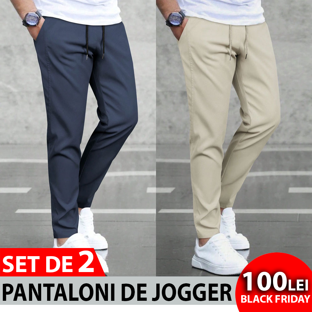 SET DE 2 JOGGER PANTALONI