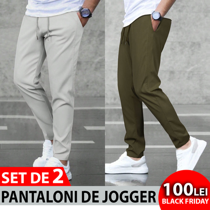 SET DE 2 JOGGER PANTALONI