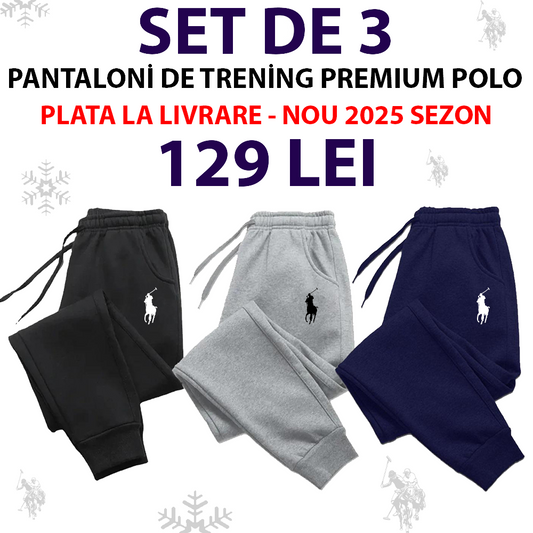 SET DE 3 PANTALONİ DE TRENİNG POLO